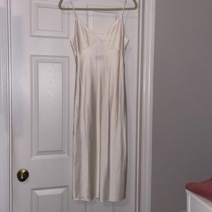 Abercrombie white slip dress